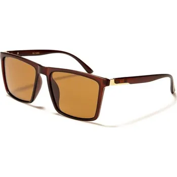Sluneční brýle Polarized Unisex obdélníkové polarizační brýle Hnědé Olympic eyewear PZ-713063s1