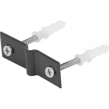 Nábytkové kování Úchytka na panel do dřeva/stěny EUROSTANDARD, antracit