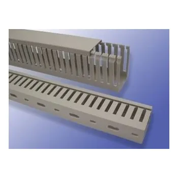 kabelová chránička WAPRO W-S4040 rozvaděčový kanál,žebro 6 mm,výřez 4 mm,40 x 40 mm