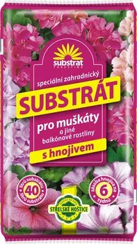 Substrát Forestina Substrát pro muškáty a jiné balkonové rostliny s hnojivem