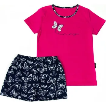 Dívčí pyžamo Bettymode Dívčí pyžamo krátké MOTÝL, 164