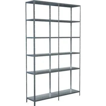 Dílenský regál Kovový regál rozšiřovací Schulte 4538-V 2300x1400x350 mm, 12 polic, nosnost 1020 kg, pozinkovaný