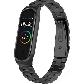 Ostatní příslušenství k chytrým hodinkám eses Kovový řemínek pro Xiaomi Mi Band 4 - Černý