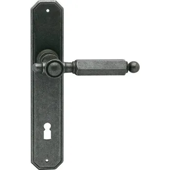 Dveřní kování COBRA WOLFSBURG KOVANÉ Provedení: BB (pokojový klíč), Povrch: K - kované kování, Rozteč: 90 mm