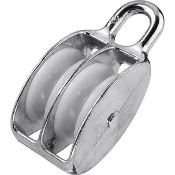 Jištění KLADKA DVOJITÁ s nylonovou cívkou 5 x 15/50 KT05179