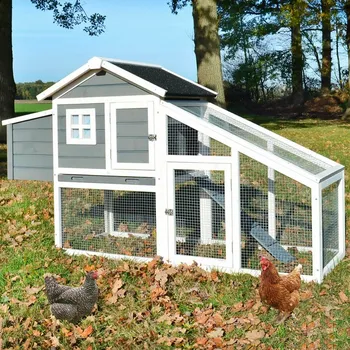 PRODUMAZAHRADU Kurník s výběhem 180x66x105 cm