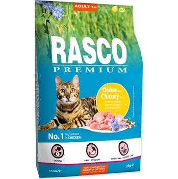 Rasco Premium Cat Kibbles Adult Chicken/Chicori Root, 2 kg