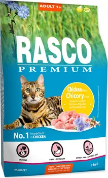 Krmivo pro kočku Rasco Premium Cat Kibbles Adult Chicken/Chicori Root