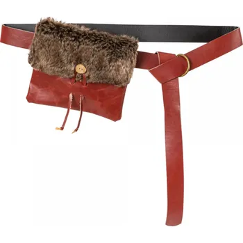 Karnevalový kostým Opasek s kožešinovou kapsou