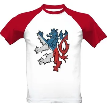 Pánské tričko Tričko s potiskem Český lev a vlajka pánské