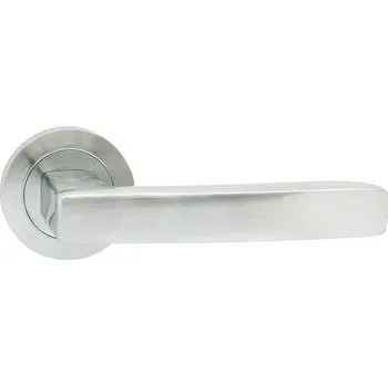 Dveřní kování COBRA MEGA-R Provedení: PZ LI (klika levá/koule), Povrch: OCS - chrom matný