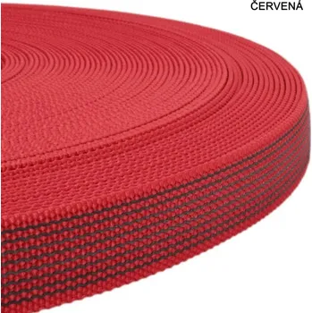 Vodítko pro psa RAK-Brno Stopovačka pogumovaná - červená Délka: 0,2 m, Ucho: Ano, Šířka: 20 mm