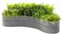Vyvýšený záhon Ecoo Flexi zahrada vyvýšený záhon FG132 130 cm šedý