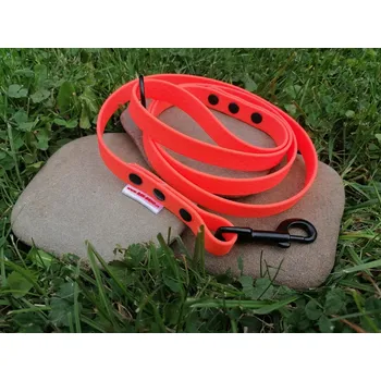 Vodítko pro psa RAK-Brno Vodítko 120 cm 16 mm Hexa - signální oranžová