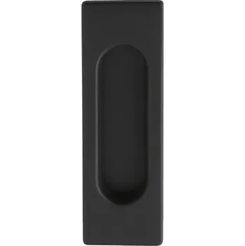 Nábytkové kování COBRA ÚCHYTKY HRANATÉ Provedení: BEZ OTVORU, Povrch: Černá, Typ: 3663 - pár