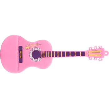 USB flash disk Microdrive USB Flash disk - 64 GB - USB 2.0 - Akustická kytara - Růžová