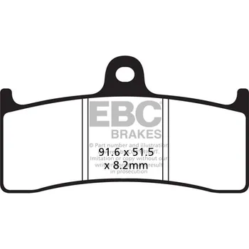 Auto-moto Brzdové destičky EBC EPFA424HH