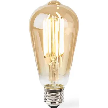 Žárovka Smart LED žárovka E27 7W teplá bílá Nedis WIFILRF10ST64 WiFi Tuya