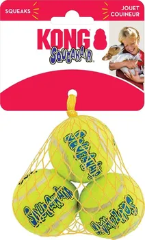 Hračka pro psa KONG AirDog tenisový míček S žlutý 3 ks