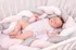 Příslušenství pro dětskou postel a kolébku Babymatex Mantinel do postýlky cop 200 cm bílý/šedý/růžový