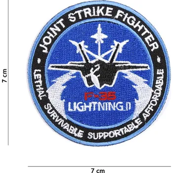 Nášivka Nášivka Joint Strike Fighter F-35 tmavo modrá