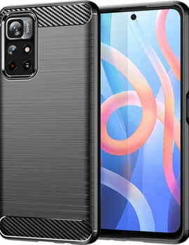 Pouzdro na mobilní telefon Winner Group Carbon pro Xiaomi Redmi Note 11 Pro 5G/Pro+ 5G černé