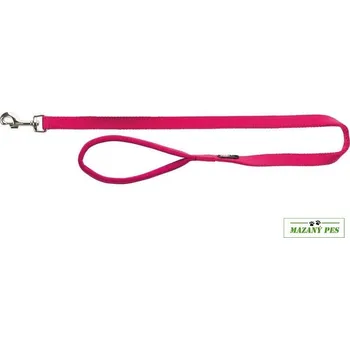 Pro psa Trixie Vodítko PREMIUM s vyplněnou rukojetí - velikost XS-S:1,20m/15mm - různé barvy růžová