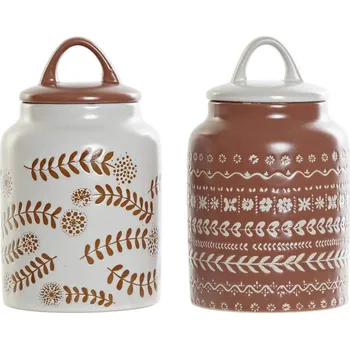 Dóza na potraviny Keramická dóza "COUNTRY" 11x11x19/2dr.