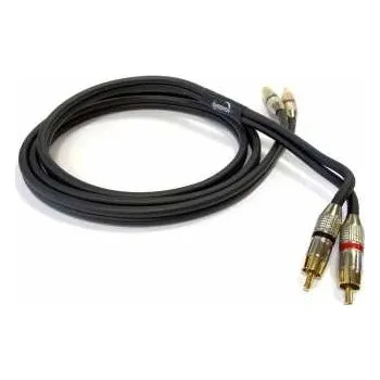 Audio kabel Audiotechnika Dynavox Cinchkabel RCA Black 6m