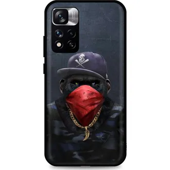 Pouzdro na mobilní telefon Kryt Xiaomi Redmi Note 11 Pro+ 5G silikon Monkey Gangster (obal neboli pouzdro na Xiaomi Redmi Note 11 Pro+ 5G)
