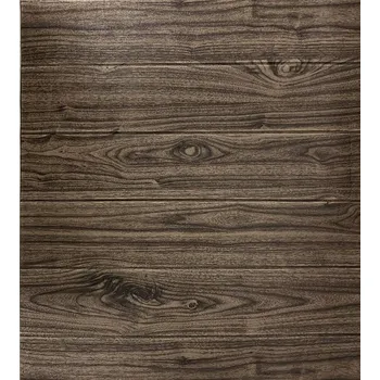 Obklad Grace 3D pěnový obklad tmavě hnědý Walnut 700 x 700 mm