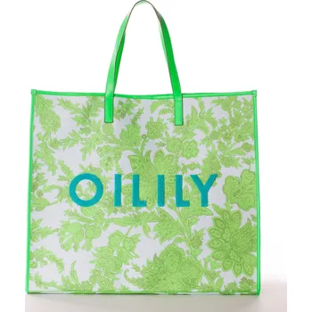 Kabelka Oilily velká shopper taška Speak Joy zelená OIL0349-604 green