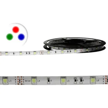 LED osvětlení Vodotěsný RGB LED pásek 5m 300 LED tříbarevný SMD5050 - 5 metrů