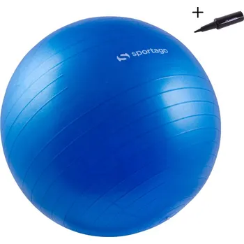 Gymnastický míč Gymnastický míč Sportago Anti-Burst 75 cm, včetně pumpičky - modrá
