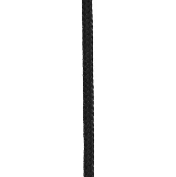 Lano Lana a šňůry z PPV - pletené bez jádra - černá / 12 mm