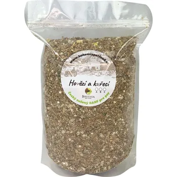 Pro psa Bohemia Pet Food BOHEMIA Hovězí a Kuřecí B - sušený BARF Hmotnost: 2 Kg