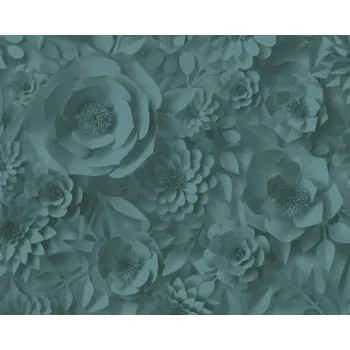 Tapeta AS-Cretaion Tapeta na zeď, PINTWALLS, květy zelená