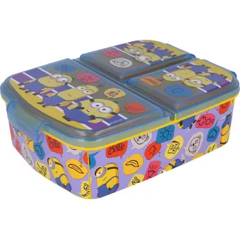 Stor Box na svačinu 19,5 x 16,5 x 6,7 cm, Mimoni