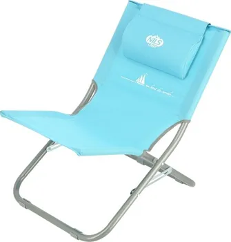kempingová židle Nils Camp NC3136 plážové křeslo modré