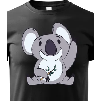 Chlapecké tričko Dětské triko Koala, Barva Černá, Velikost 158 cm/12 roků, Canvas Dětské tričko Bezvatriko.cz 1078