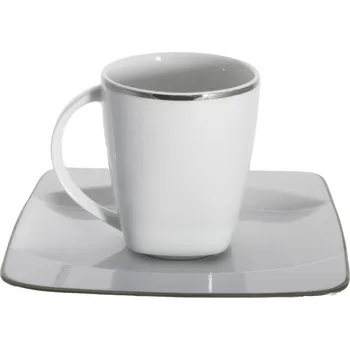 Šálek s podšálkem, Thun, EYE, Platinová linka, 12ks