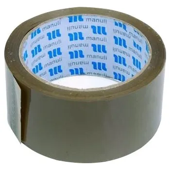 Lepicí páska Páska balicí Manuli 48 mm x 60 m, hot-melt, hnědá