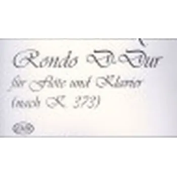 Rondo for flute and piano KV 373
