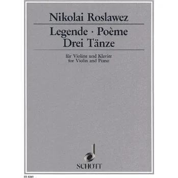 Legenda, Poema, Tři tance