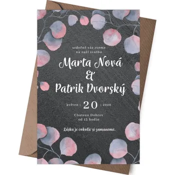 Svatební dekorace Kamenné oznámení DARA