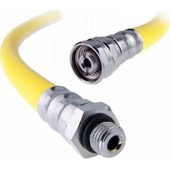 Potápěčské vybavení Středotlaká hadice k automatice Tecline STANDARD žlutá - 100 cm