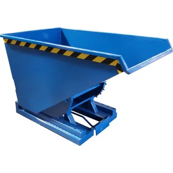 Zahradní stavba Výklopný kontejner AUTOMATIC heavy 600 l - modrá