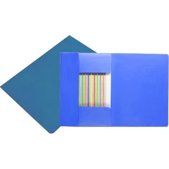 Mapa odkládací 3klopá classic modrá, papírové desky 1ks