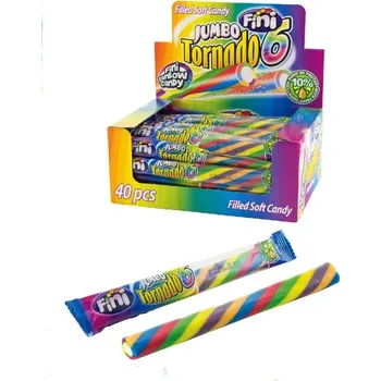 Fini Jumbo Tornádo kyselý 50 g Bonbon Fini Jumbo Tornádo kyselý 50 g