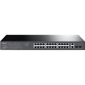 Počítač TP-Link Easy Smart switch TL-SG1428PE (26xGbE, 2xSFP, 24xPoE+, 250W)